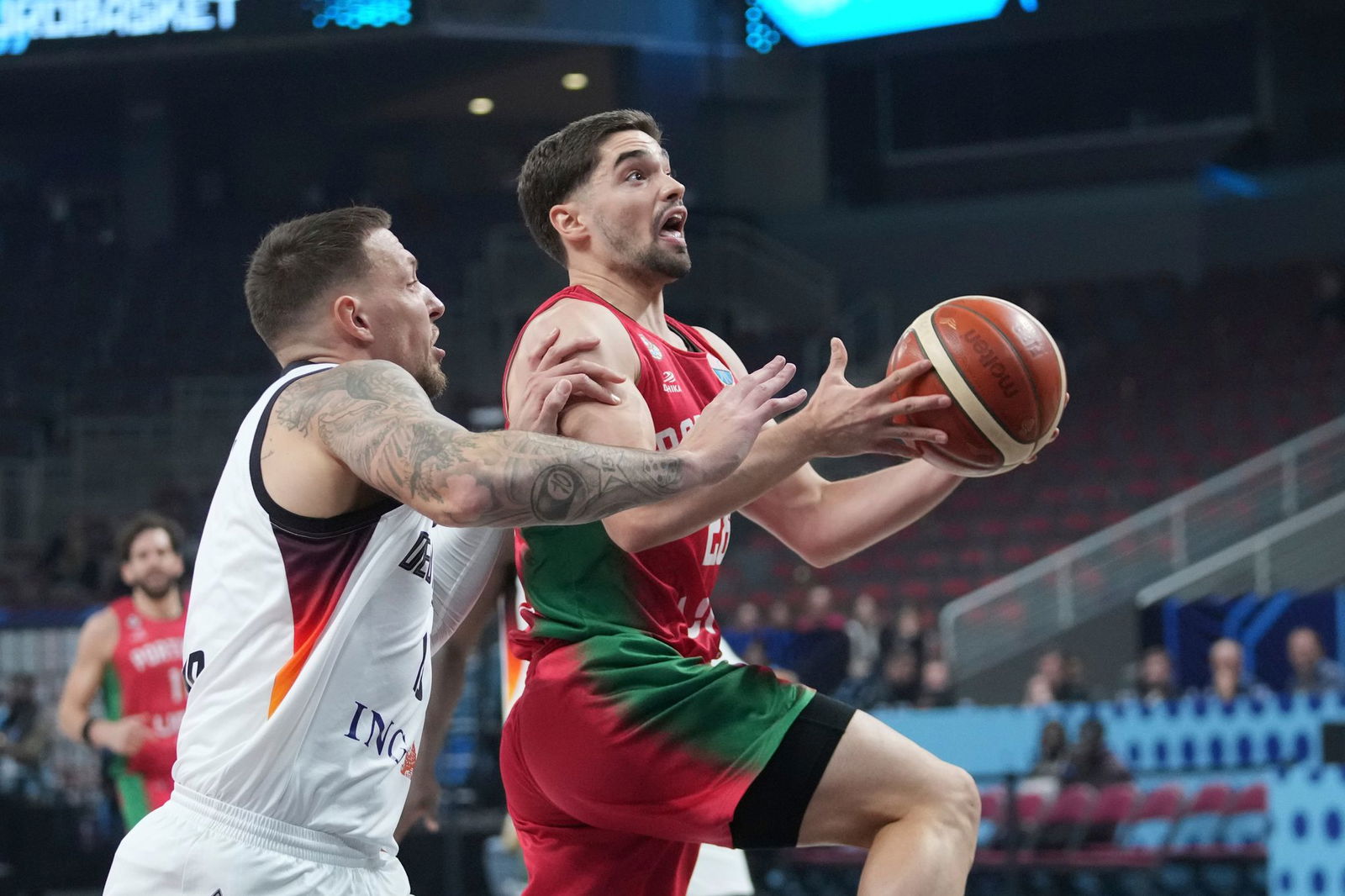 Deutschlands Basketballer hatten mit Portugal mehr Mühe als erwartet.