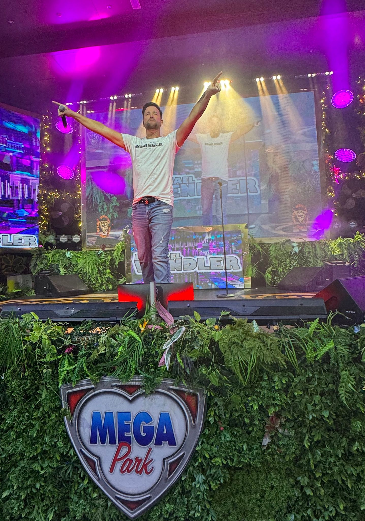 Im «Megapark» spielte Wendler vor knapp 4.000 Menschen.