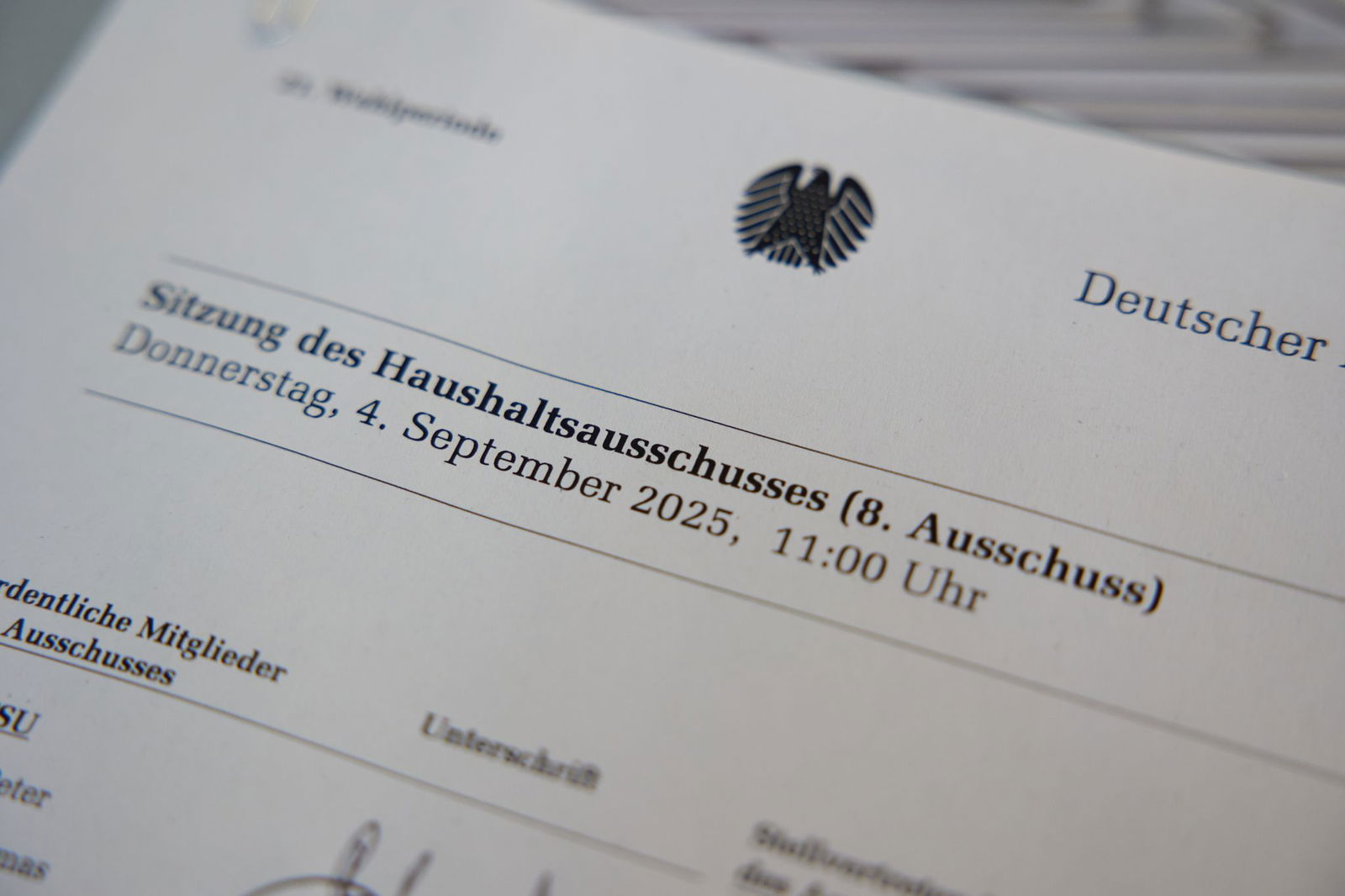 Der Bundesetat für 2025 steht: Der Haushaltsausschuss des Bundestags hat seine Bereinigungssitzung abgeschlossen. Mitte September wird er im Parlament verabschiedet. 