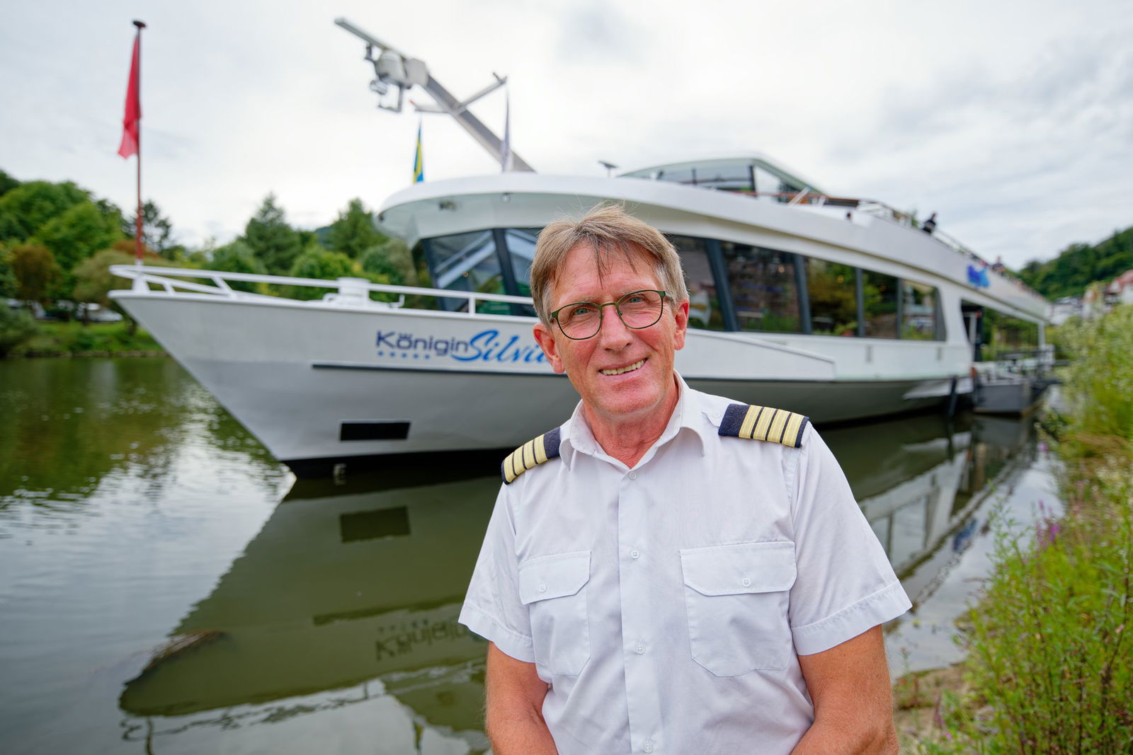 Auf der «Königin Silvia» hat Karl Hofstätter auch schon die echte Königin Silvia begrüßt. 