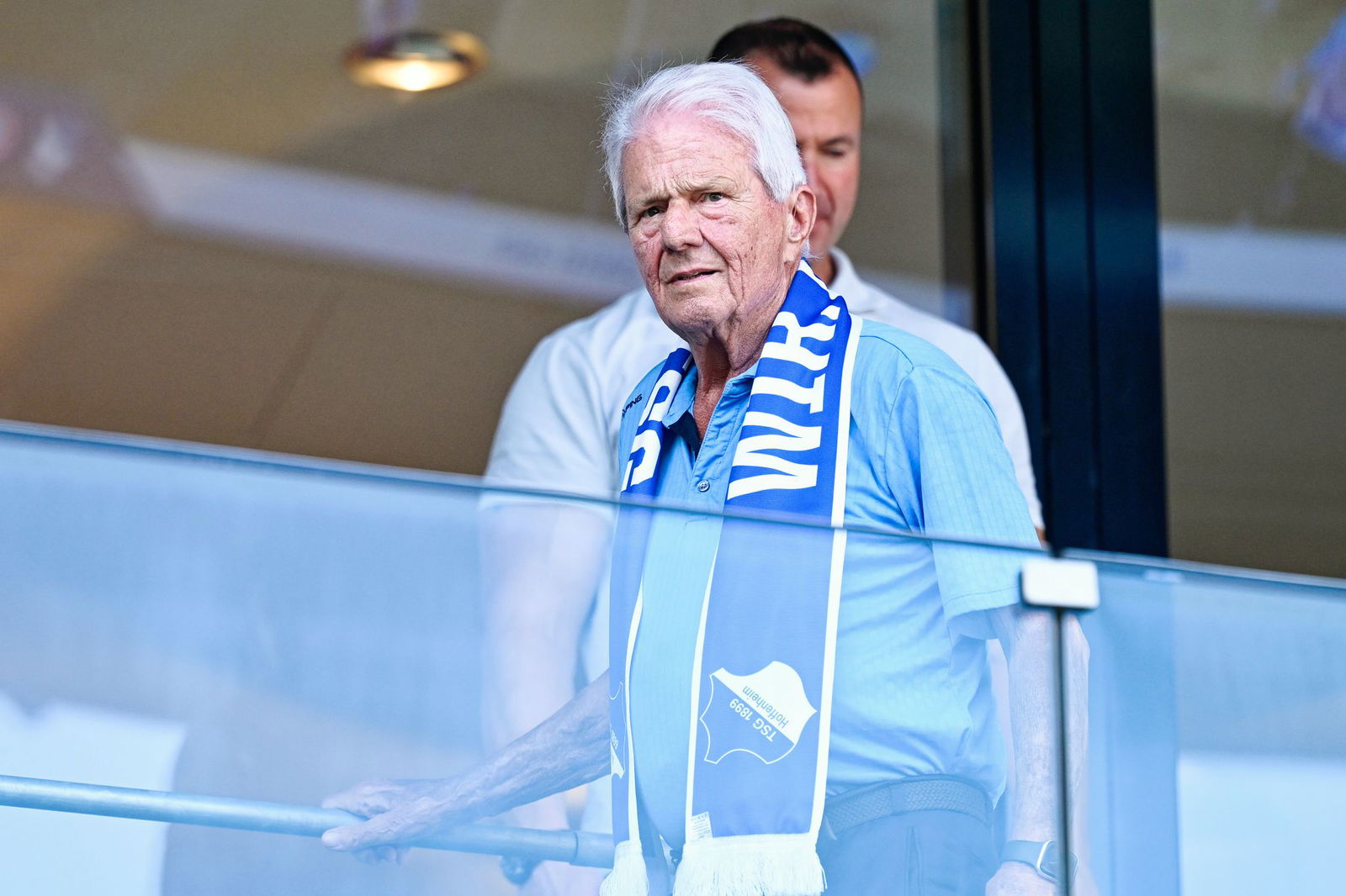 Dietmar Hopp bei seinem Stadionbesuch.