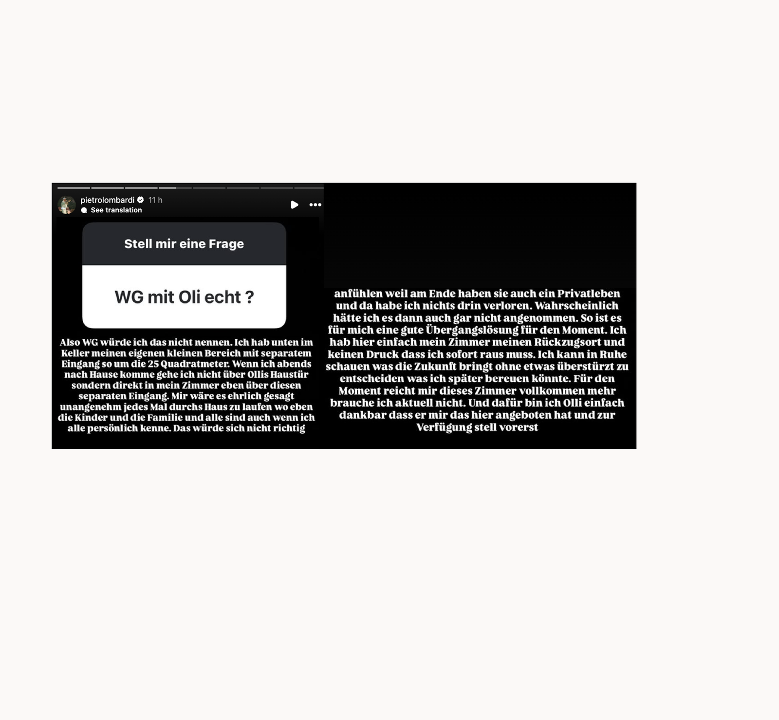 Pietro Lombardi wohnt mit Oliver Pocher zusammen