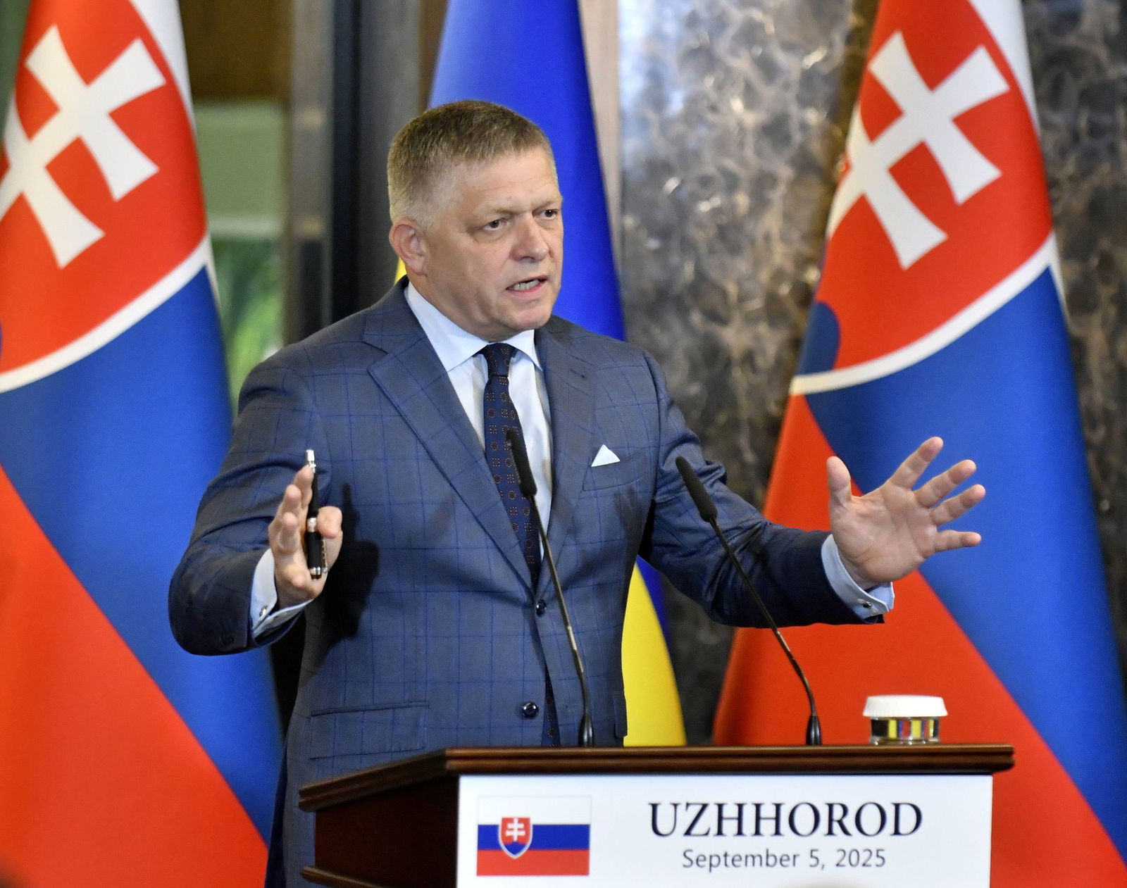 Der slowakische Ministerpräsident Robert Fico (Archivbild)