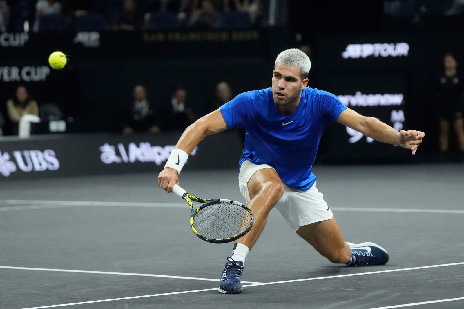 Carlos Alcaraz war gegen den US-Amerikaner Taylor Fritz chancenlos.