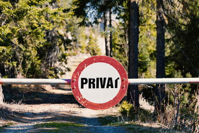 Privat Schild