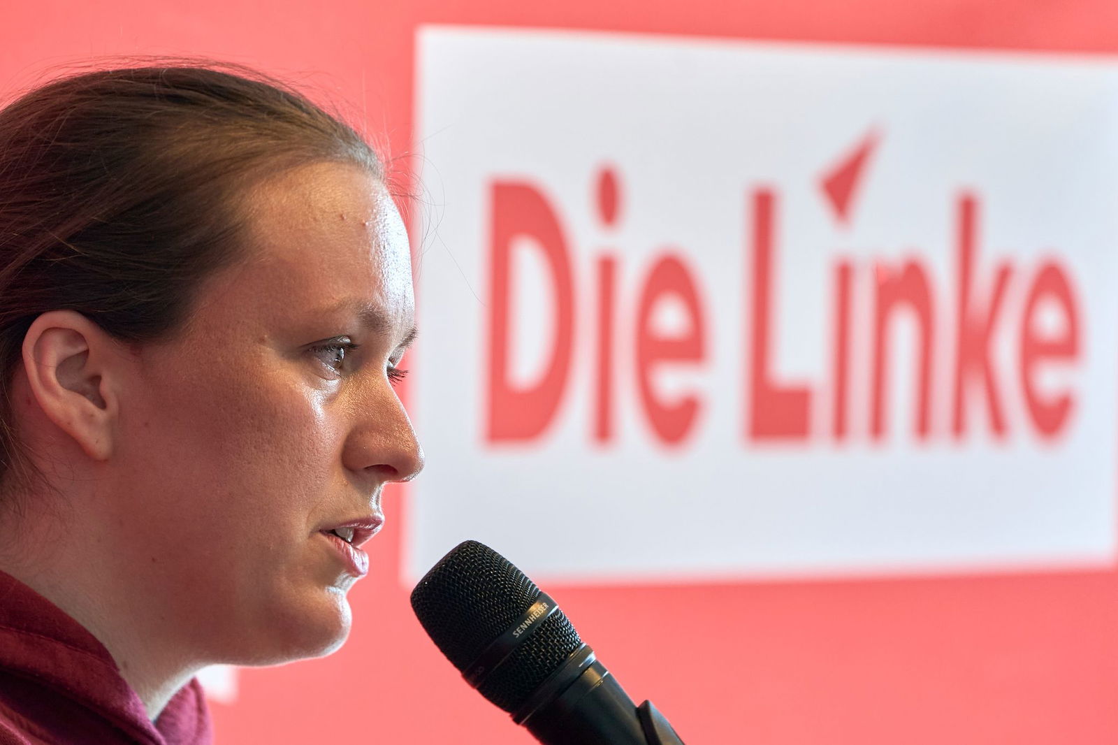 Rebecca Rupert will als Spitzenkandidatin der Linken in den Landtag ziehen.