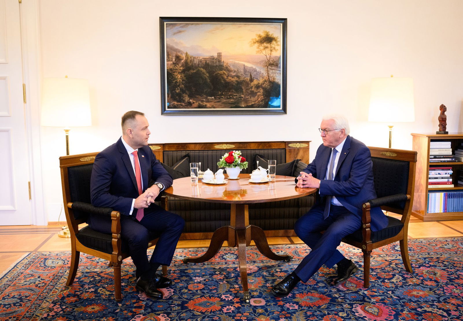 Bundespräsident Steinmeier lehnte im Gespräch mit seinem polnischen Kollegen Nawrocki Reparartionsforderungen erneut ab