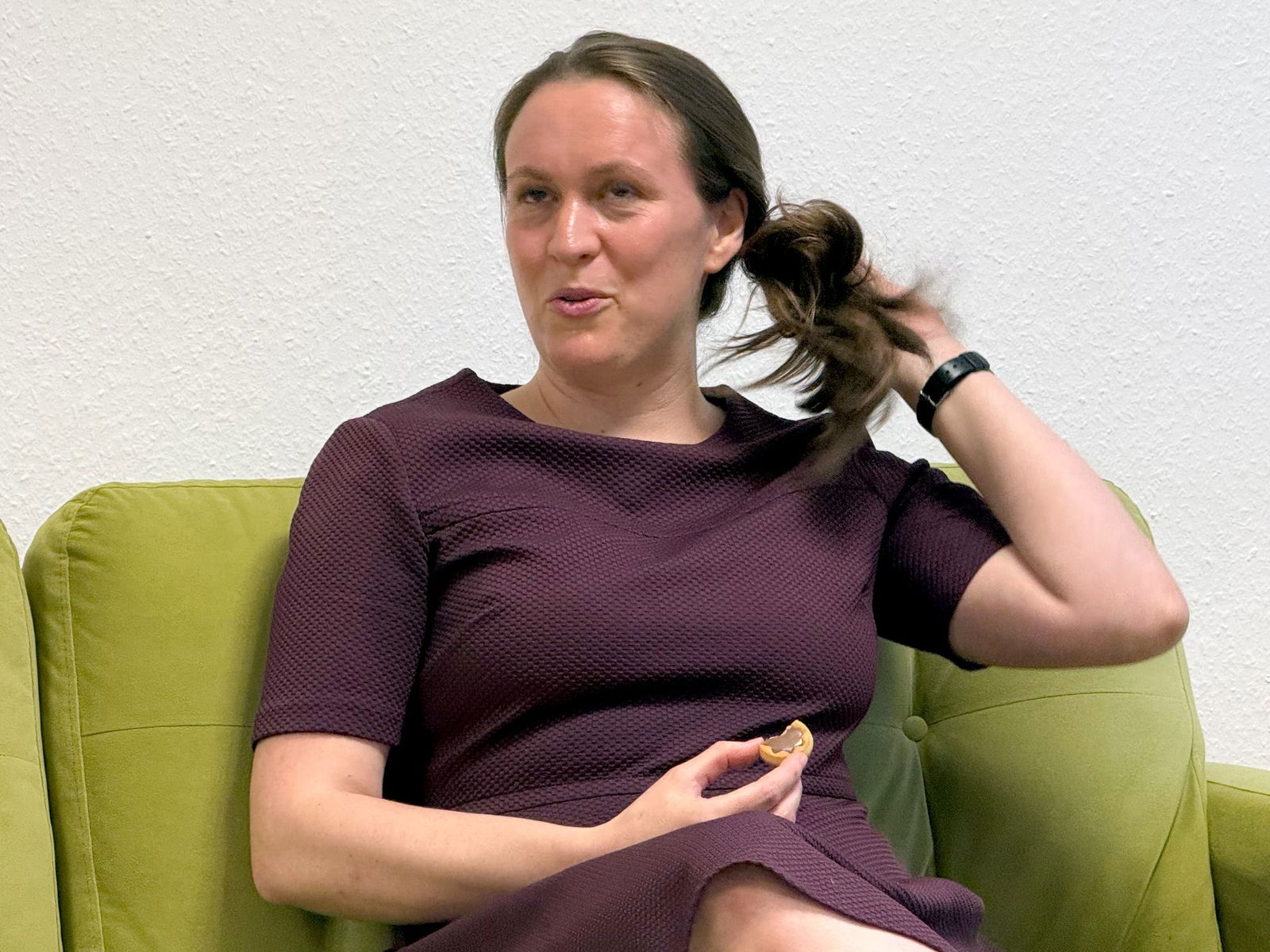 Die rheinland-pfälzische Linken-Landeschefin Rebecca Ruppert will im Landtagswahlkampf viele Gespräche an den Haustüren führen.