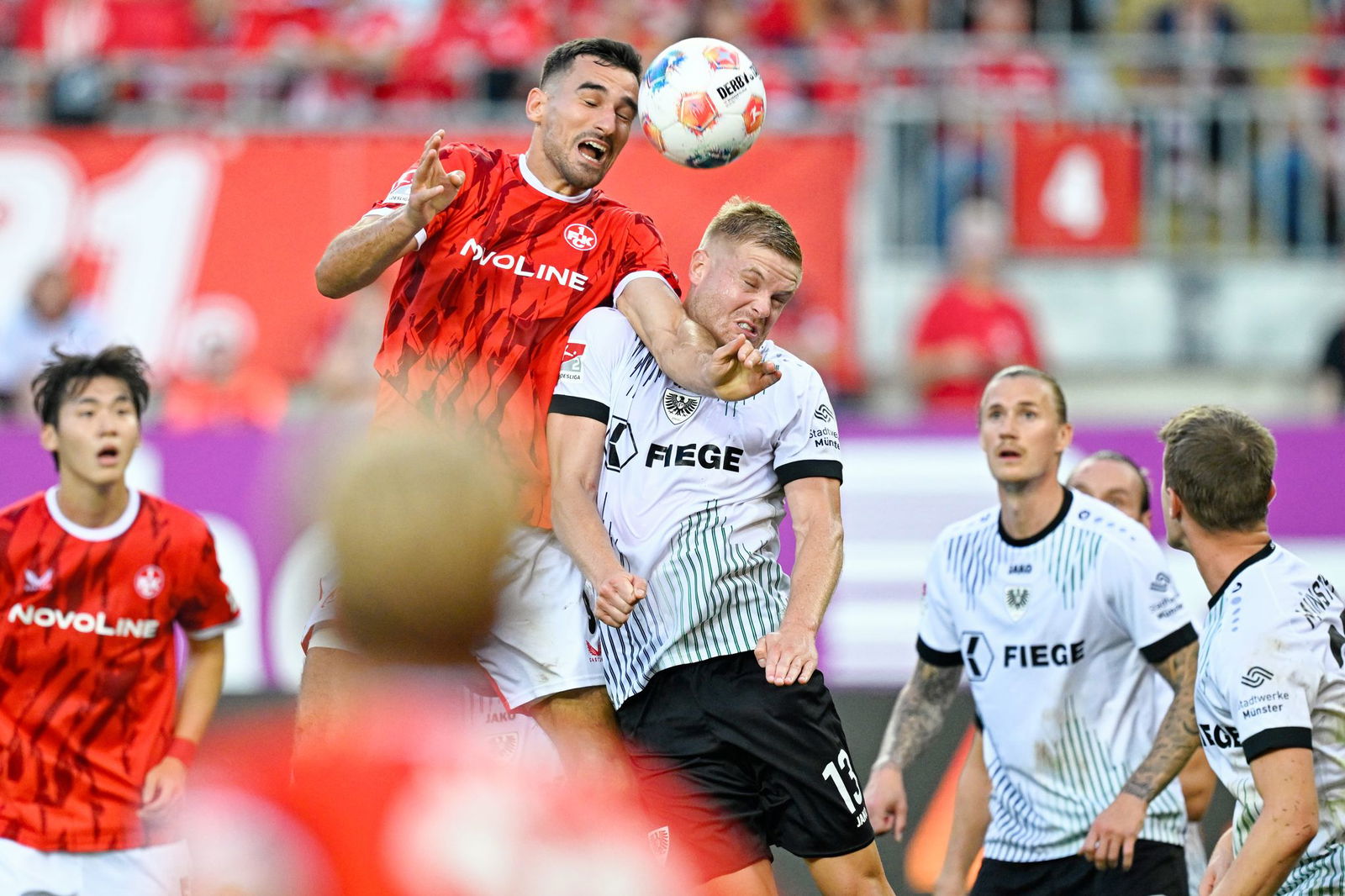 Dreifacher Torschütze gegen Münster: Kaiserslauterns Stürmer Ivan Prtajin. 