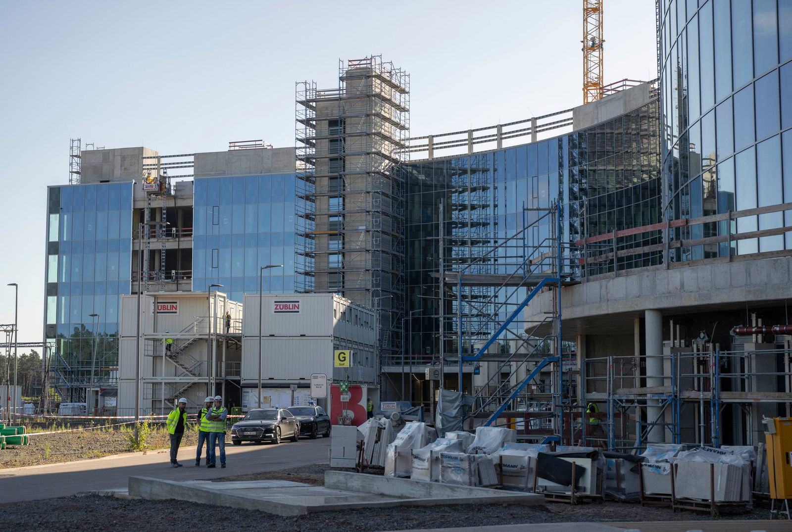 Der Klinikbau in Weilerbach ist ein Milliardenprojekt in der Pfalz. (Archivbild)