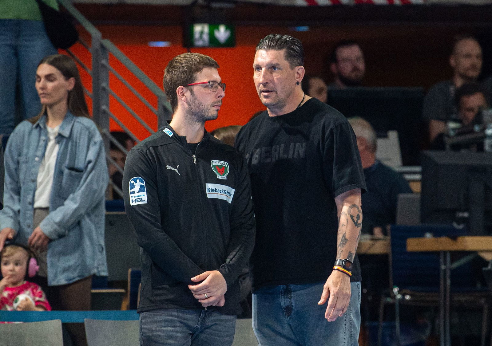 Enge Vertraute: Jaron Siewert (l.) und Stefan Kretzschmar. (Archivbild)