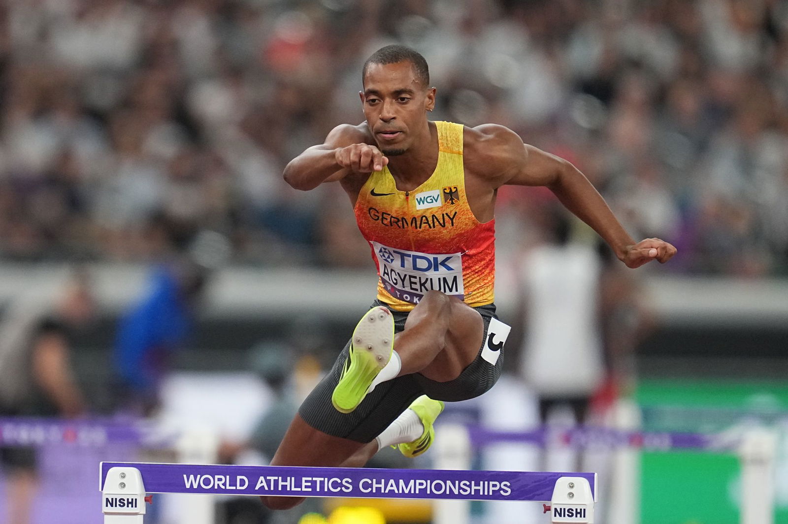 Sechster im WM-Finale: Emil Agyekum.