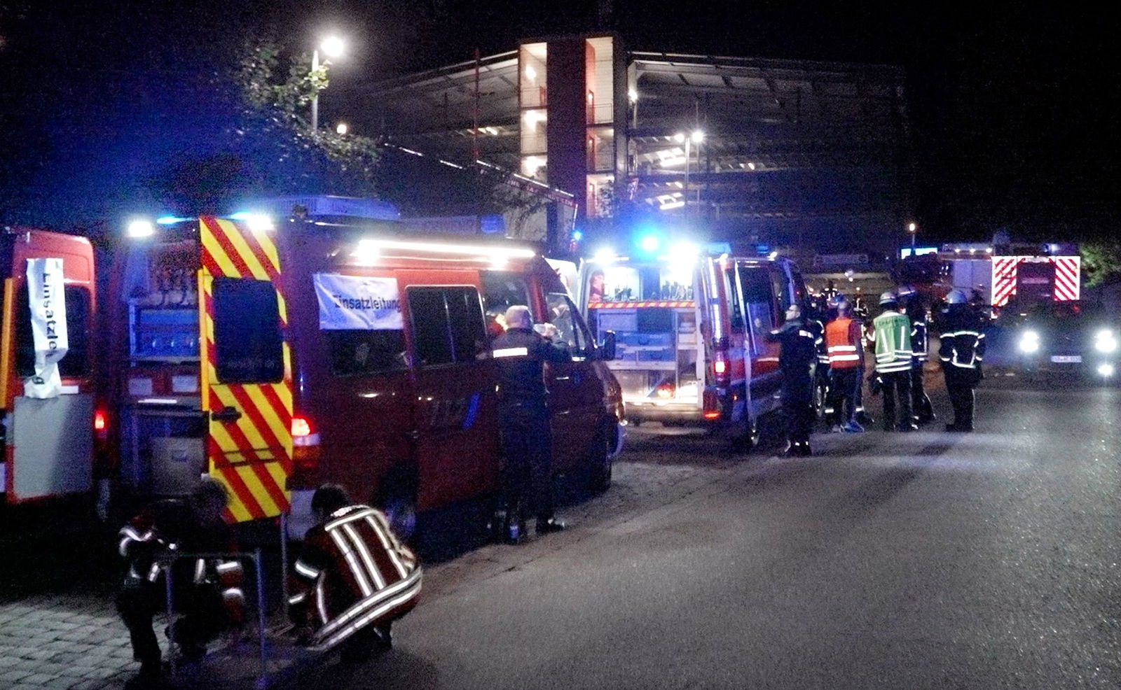 In einer Klinik in Saarbrücken ist in einem Patientenzimmer ein Feuer ausgebrochen.