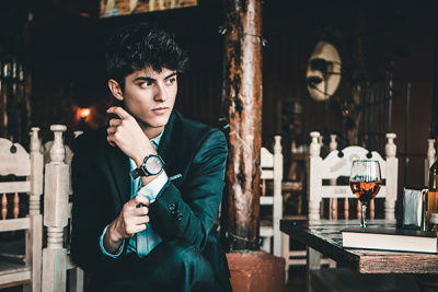 restaurant elevator boy