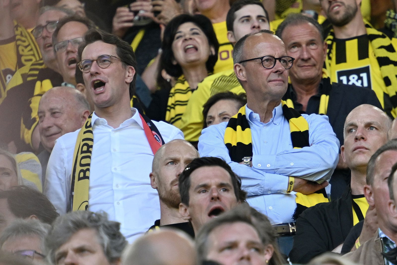 Als Besucher eines BVB-Spiels im Mai 2023: Bundeskanzler Friedrich Merz. (Archiv)