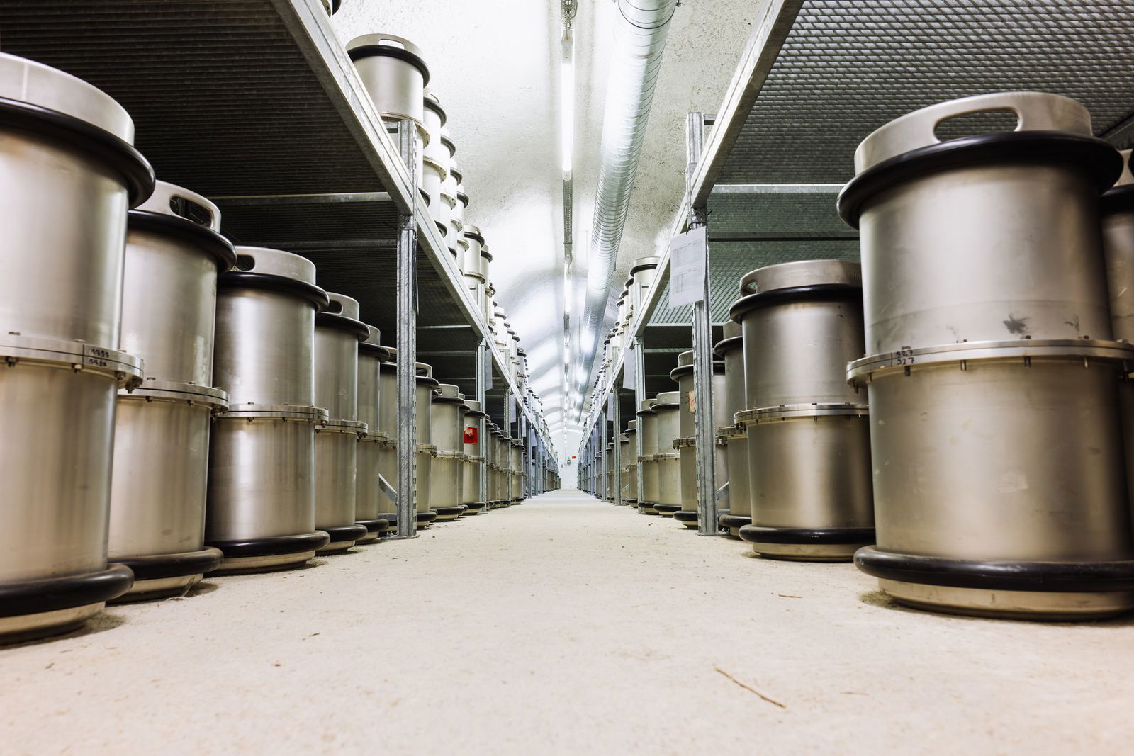 Seit 50 Jahren werden im Archivbunker Mikrofilme eingelagert. 