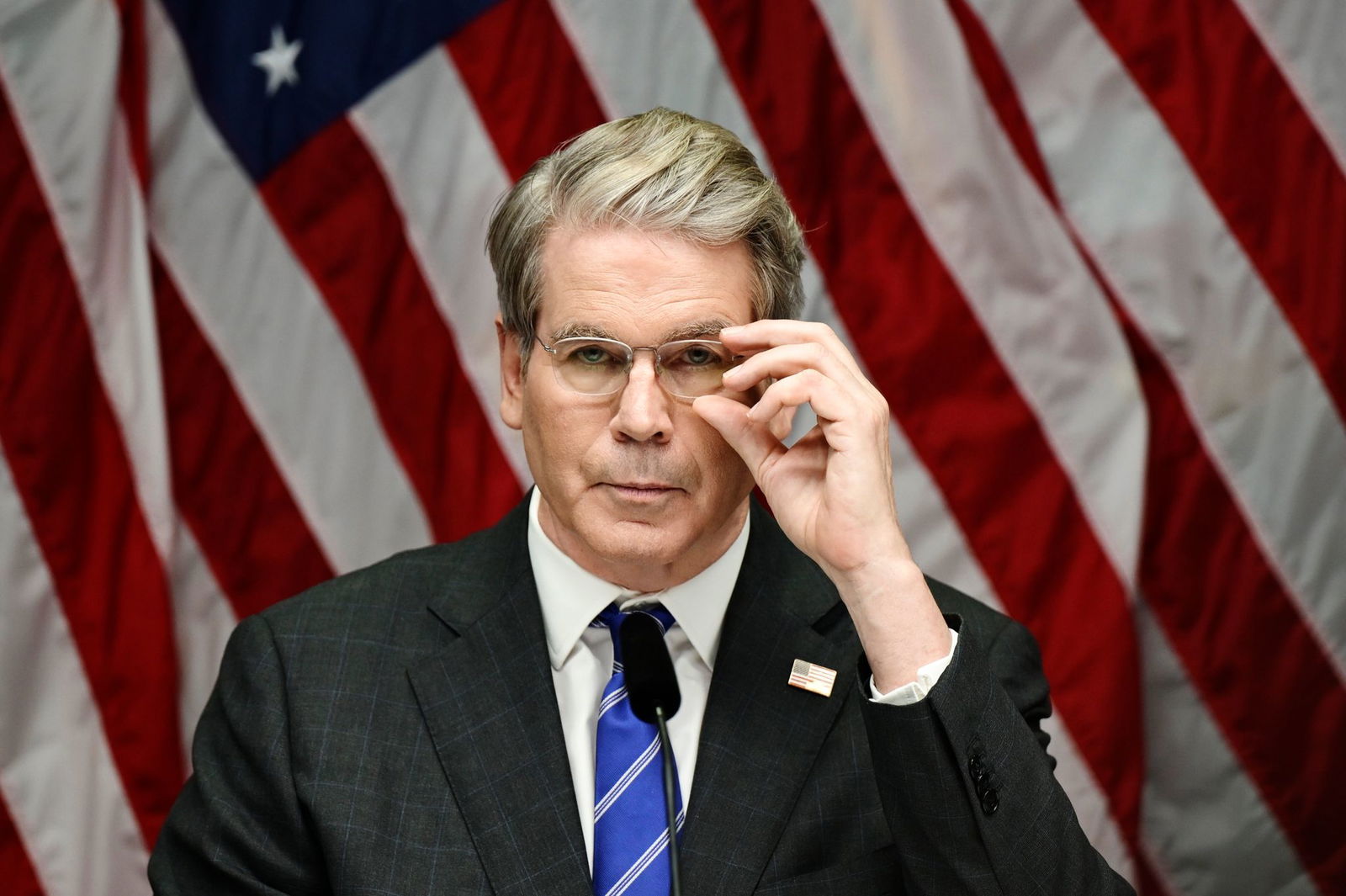 US-Finanzminister Scott Bessent schließt weitere Sanktionen nicht aus. (Archivbild)