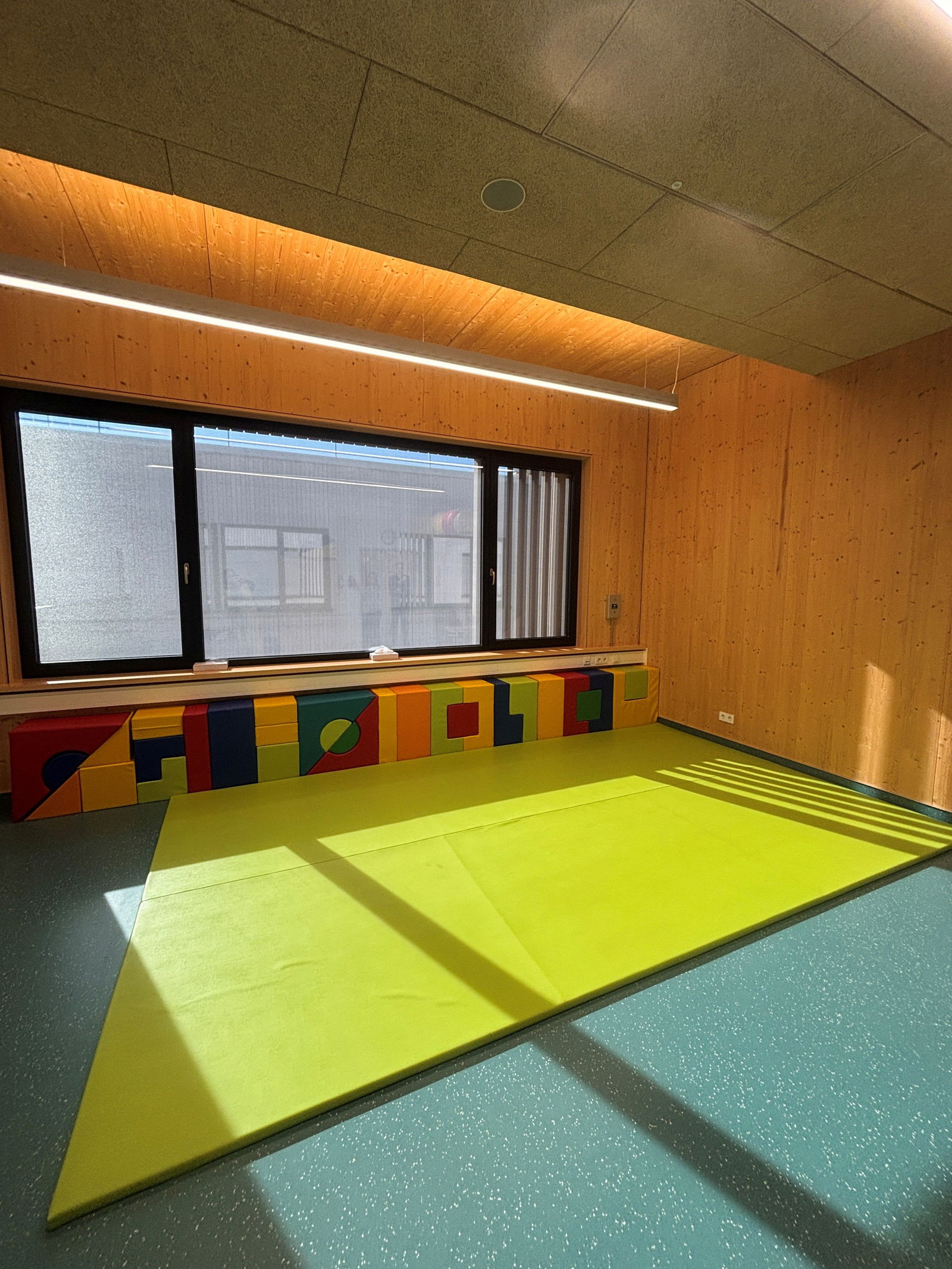 Bewegungsraum in der Kita Abenteuerland