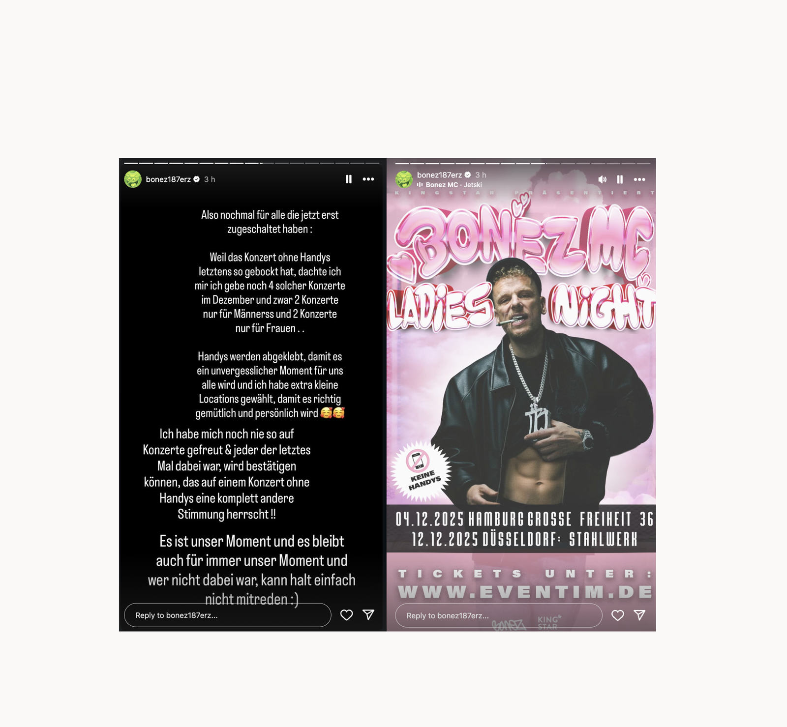 Bonez MC Frauenkonzert