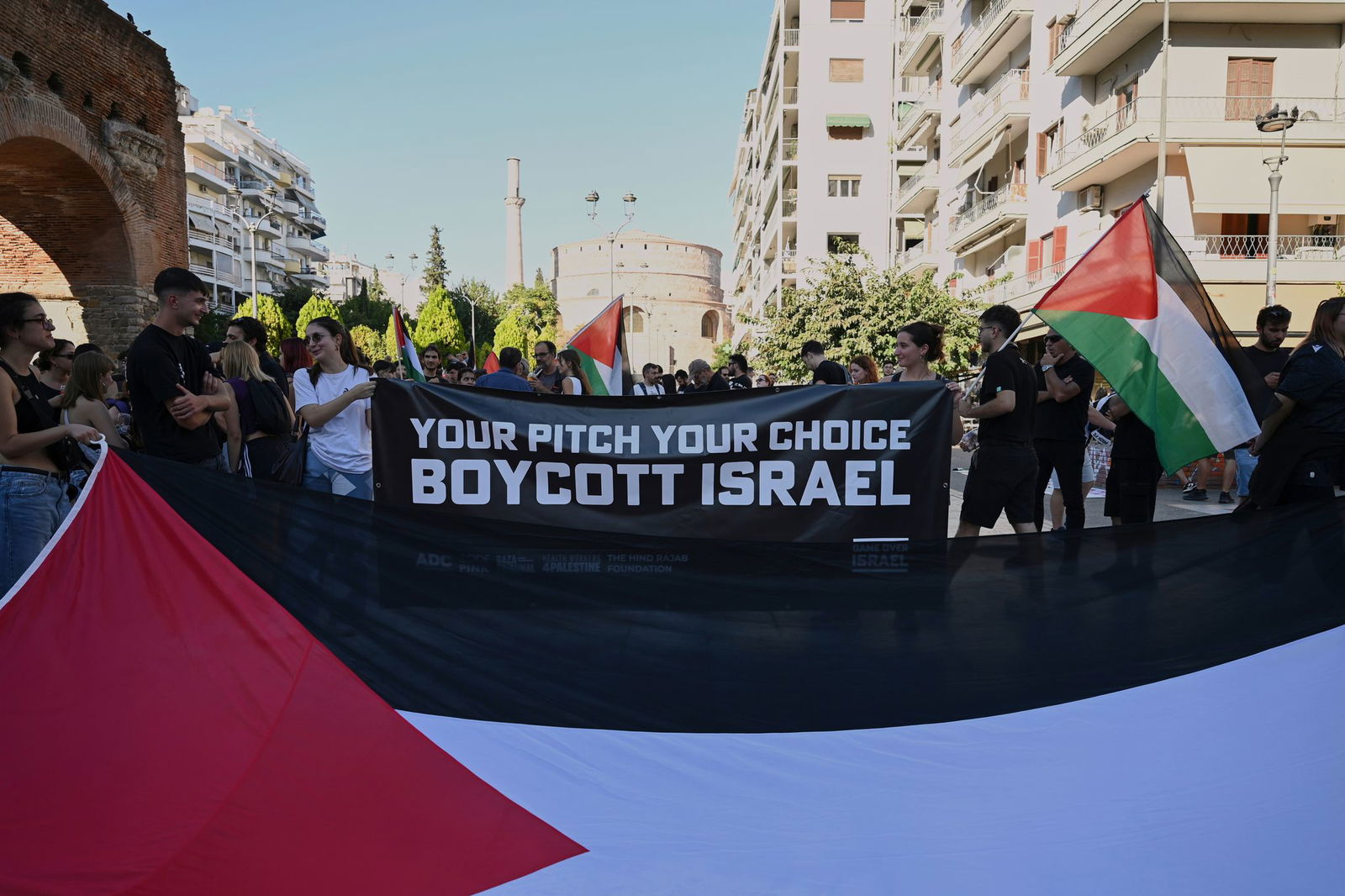 Vor einem Europacupspiel in Saloniki war es zu Protesten gegen den israelischen Verein Maccabi Tel Aviv gekommen. (Archivbild)