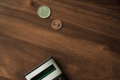 Geld und Taschenrechner