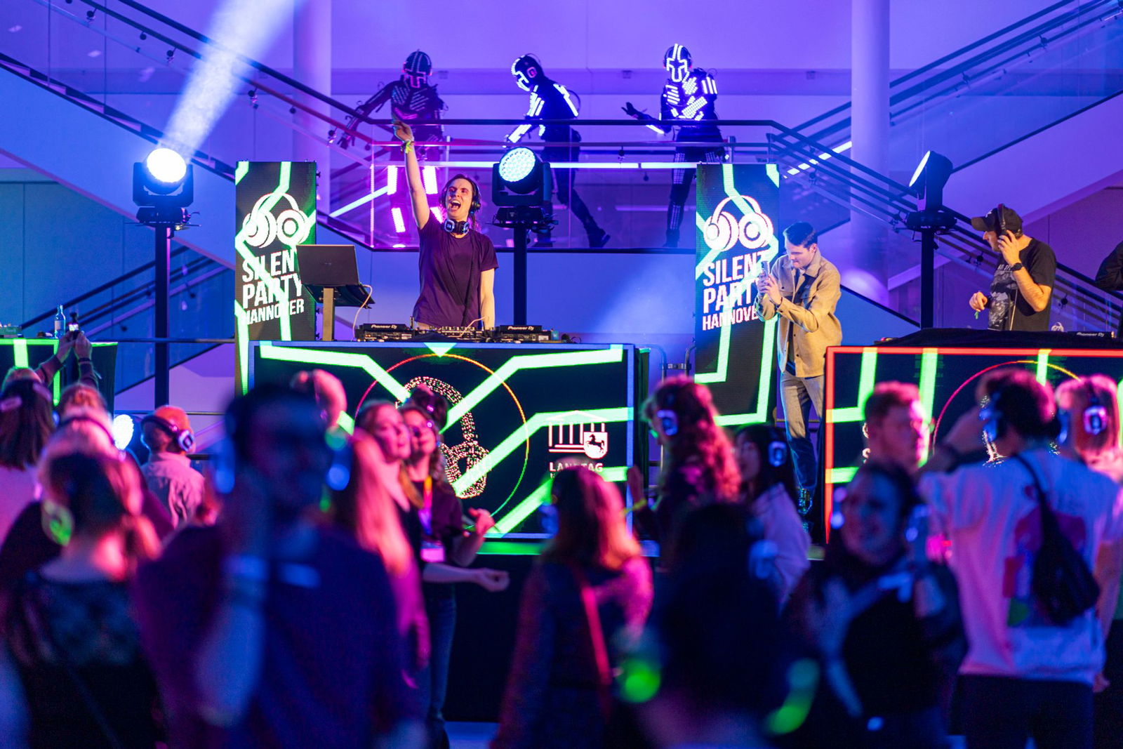 Im Landtag war mal was ganz anderes los.