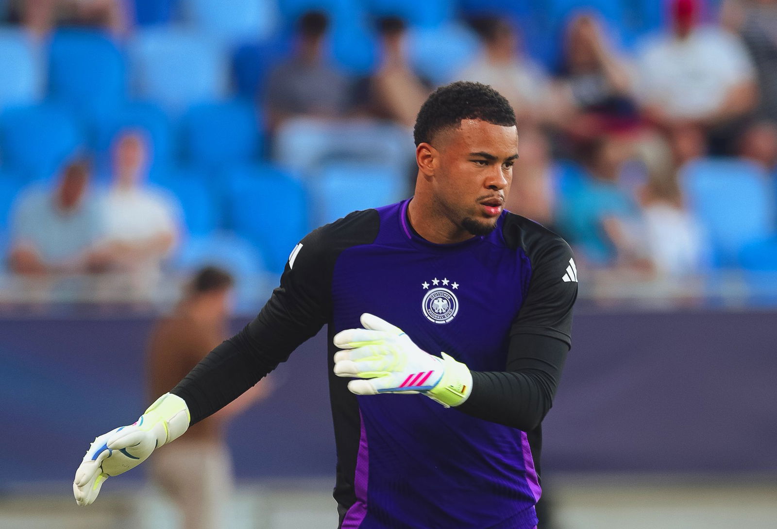 Erstmals beim A-Team: Bei der U21-EM im Sommer war Noah Atubolu Deutschlands Nummer eins.