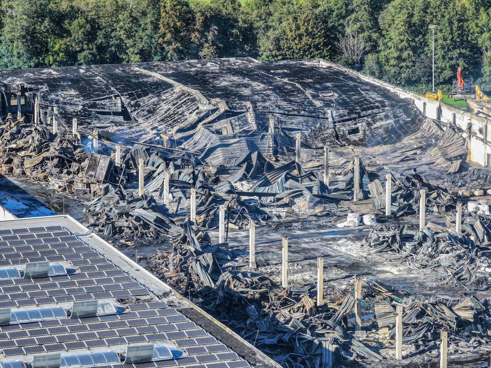 Anfang Oktober hat es in einem Freiburger Industriegebiet einen Großbrand gegeben.