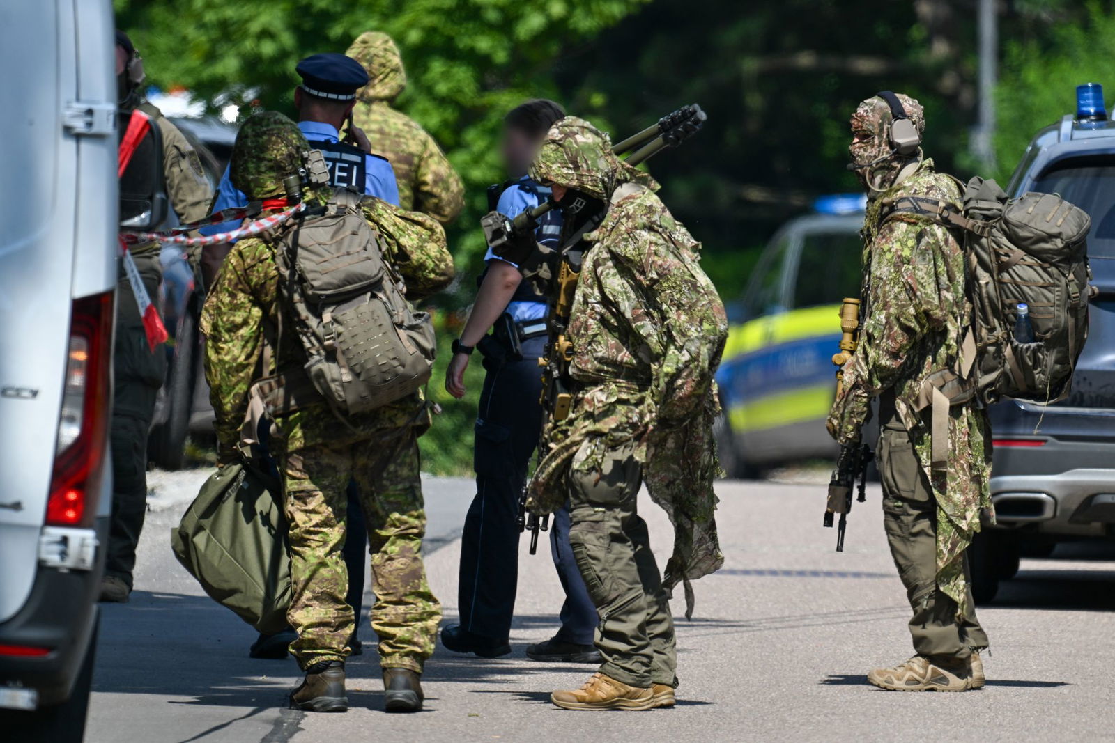 Bei dem Vorfall in Rosengarten bei Schwäbisch Hall waren auch Spezialkräfte der Polizei im Einsatz. (Archivbild)