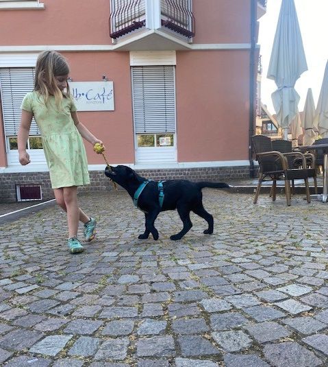 KuR Ilvy mit ihrem Hund Bilbo