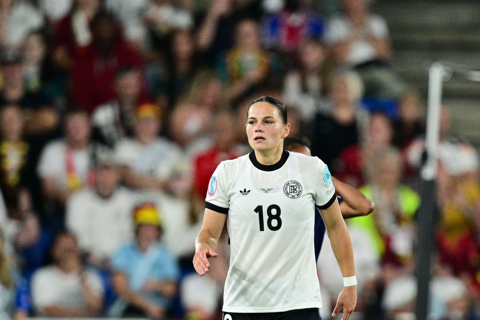 Leipzigs Giovanna Hoffmann könnte das Halbfinale der Nations League verpassen.