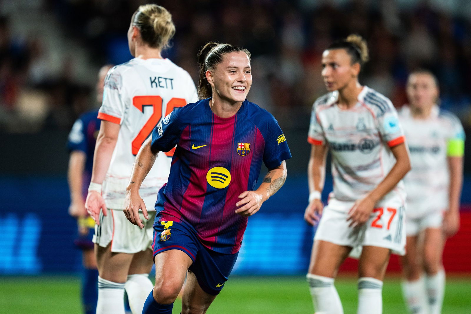 Barcelona und Claudia Pina drehen gegen die Bayern auf