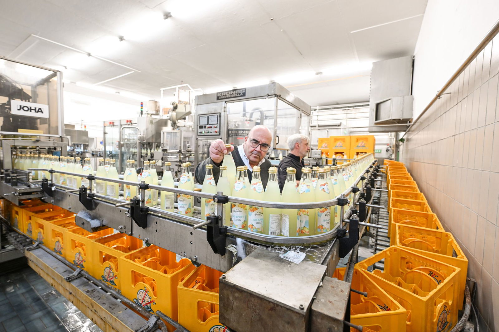 Neben Bier produziert die Brauerei auch Limo - ein gutes Drittel der Produktion ist inzwischen alkoholfrei.