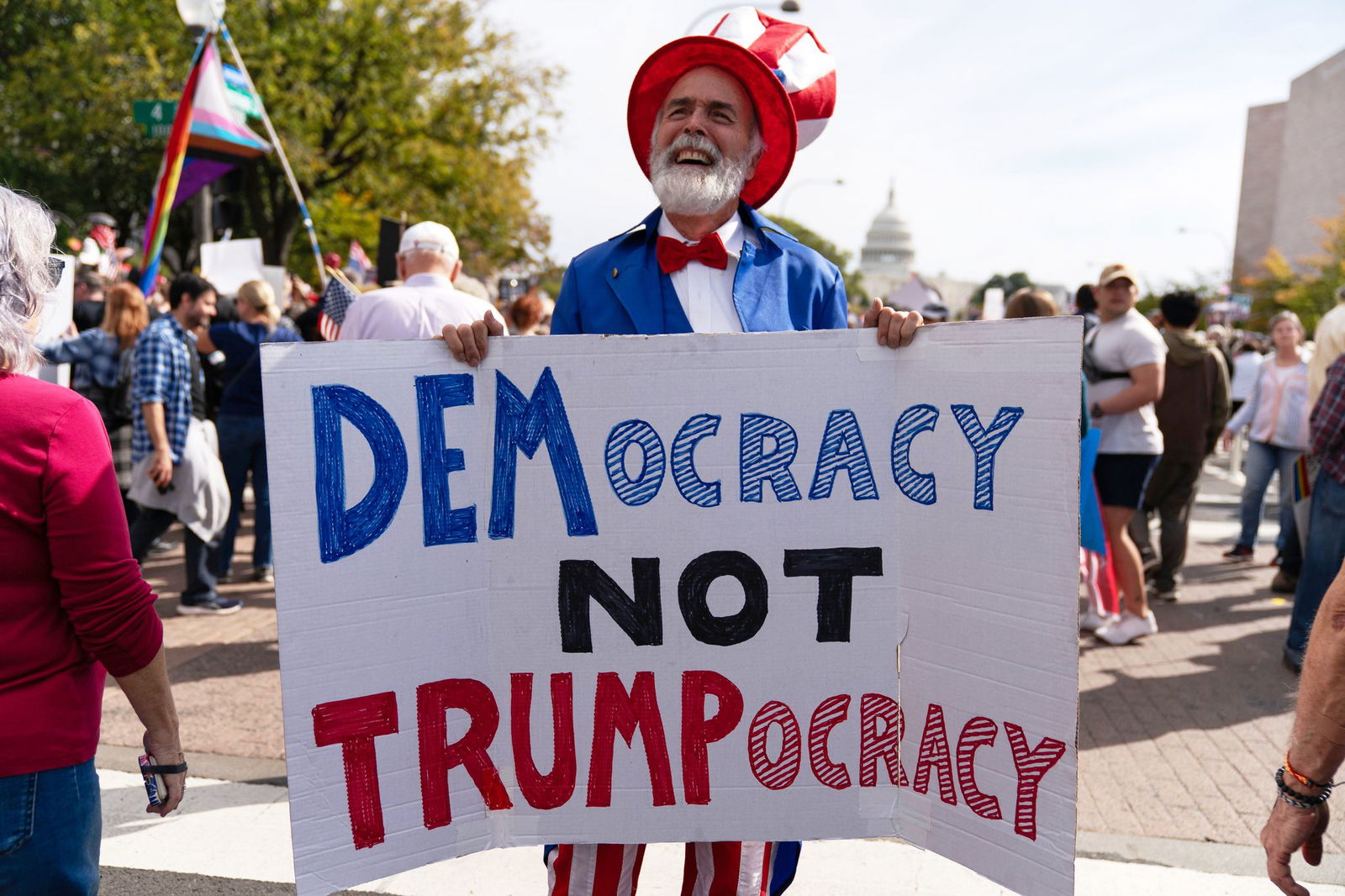 Seit Trumps zweiten Amtsantritt hat es in den USA deutlich mehr Demonstrationen als in seiner ersten Amtszeit gegeben.