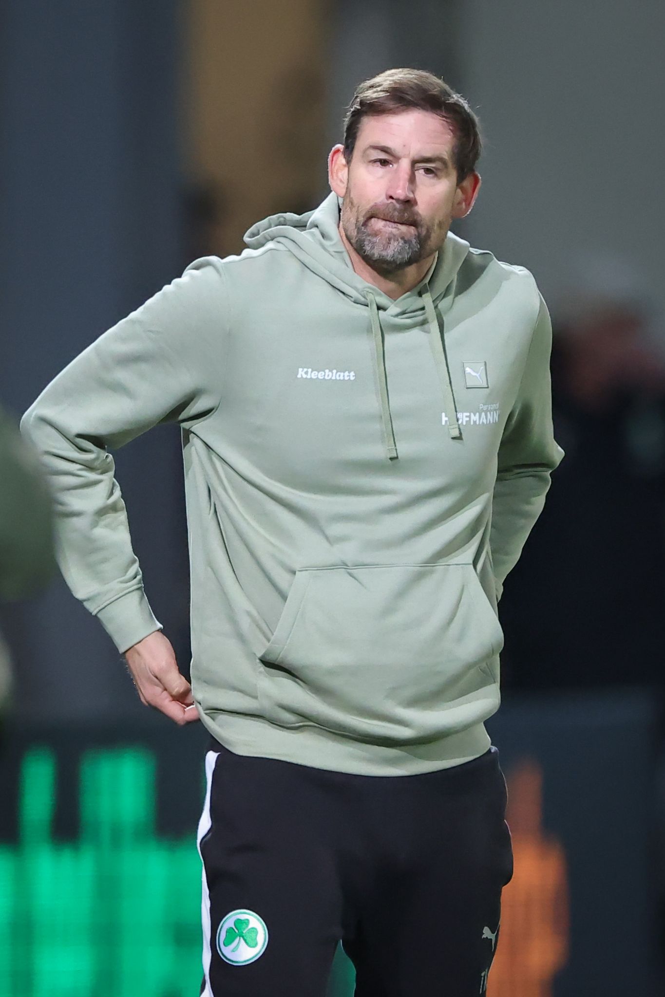 Auch im DFB-Pokal wird Thomas Kleine die Fürther coachen.