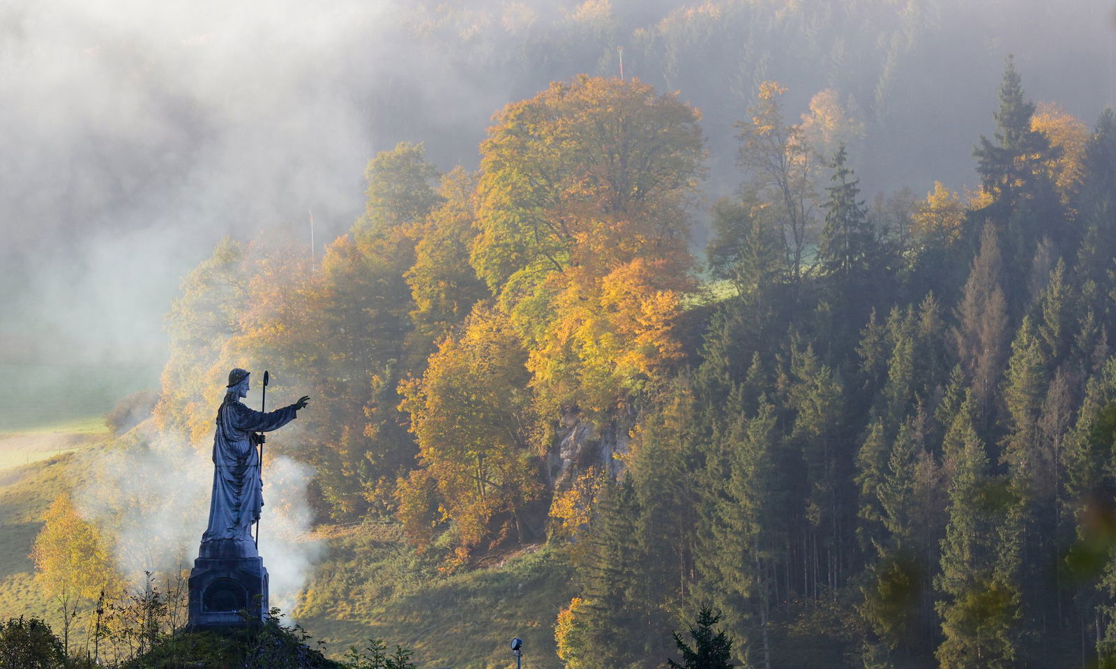 Als «ruhiges Herbstwetter» bezeichnet der Wetterdienst die Wetterlage im Südwesten. 