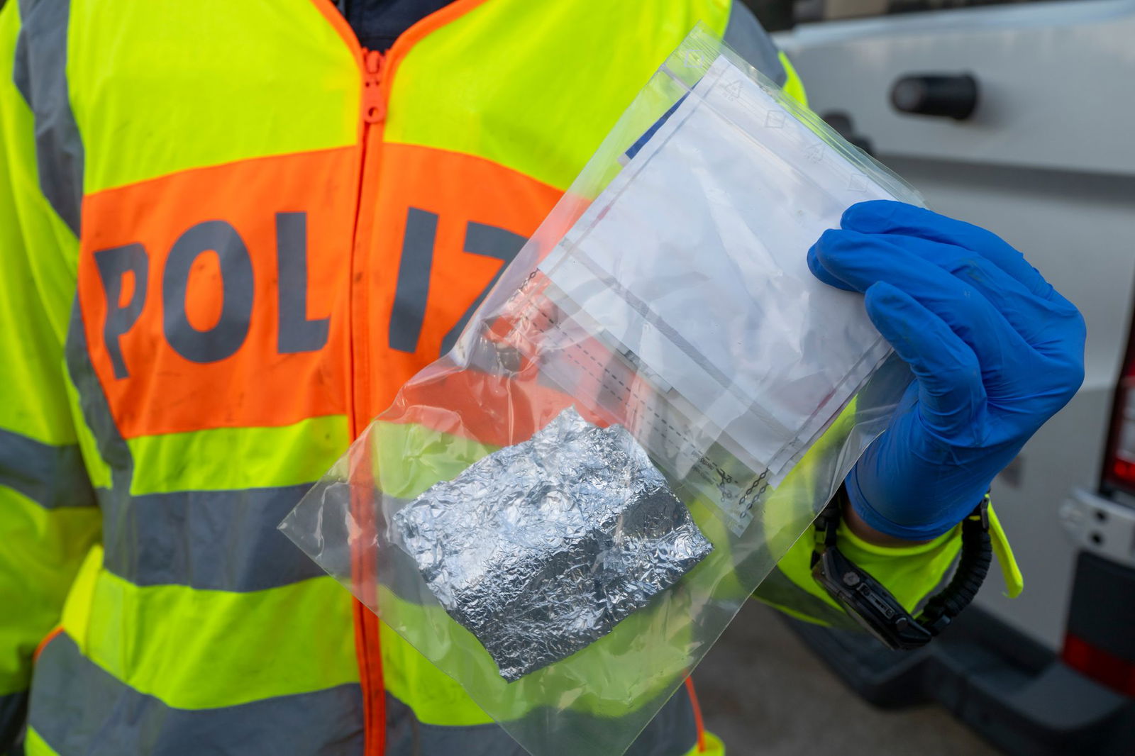 Kokainfund an der A8. 