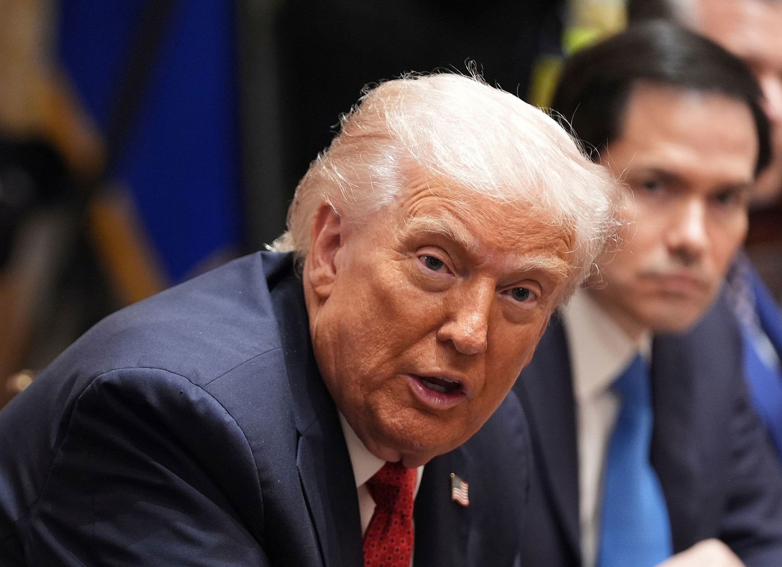 Trump geht von Rebellen innerhalb der Hamas aus. 