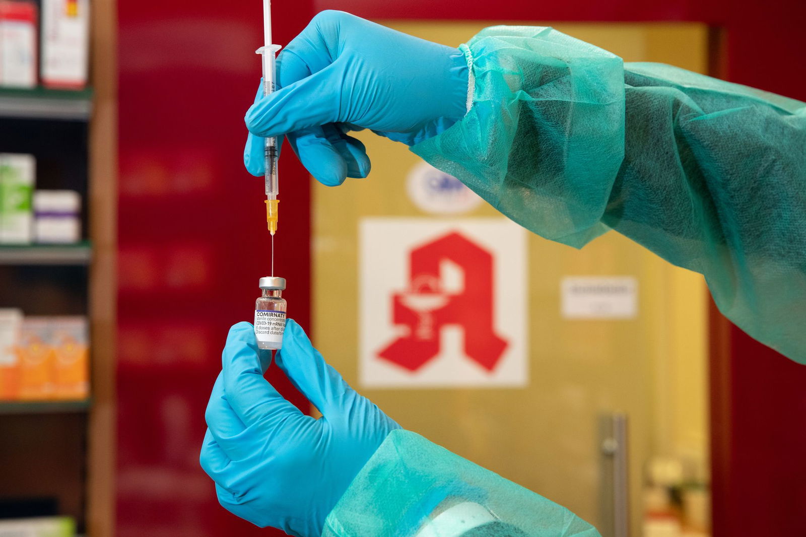 In Apotheken findet die «Lange Nacht des Impfens» statt. (Symbolfoto)