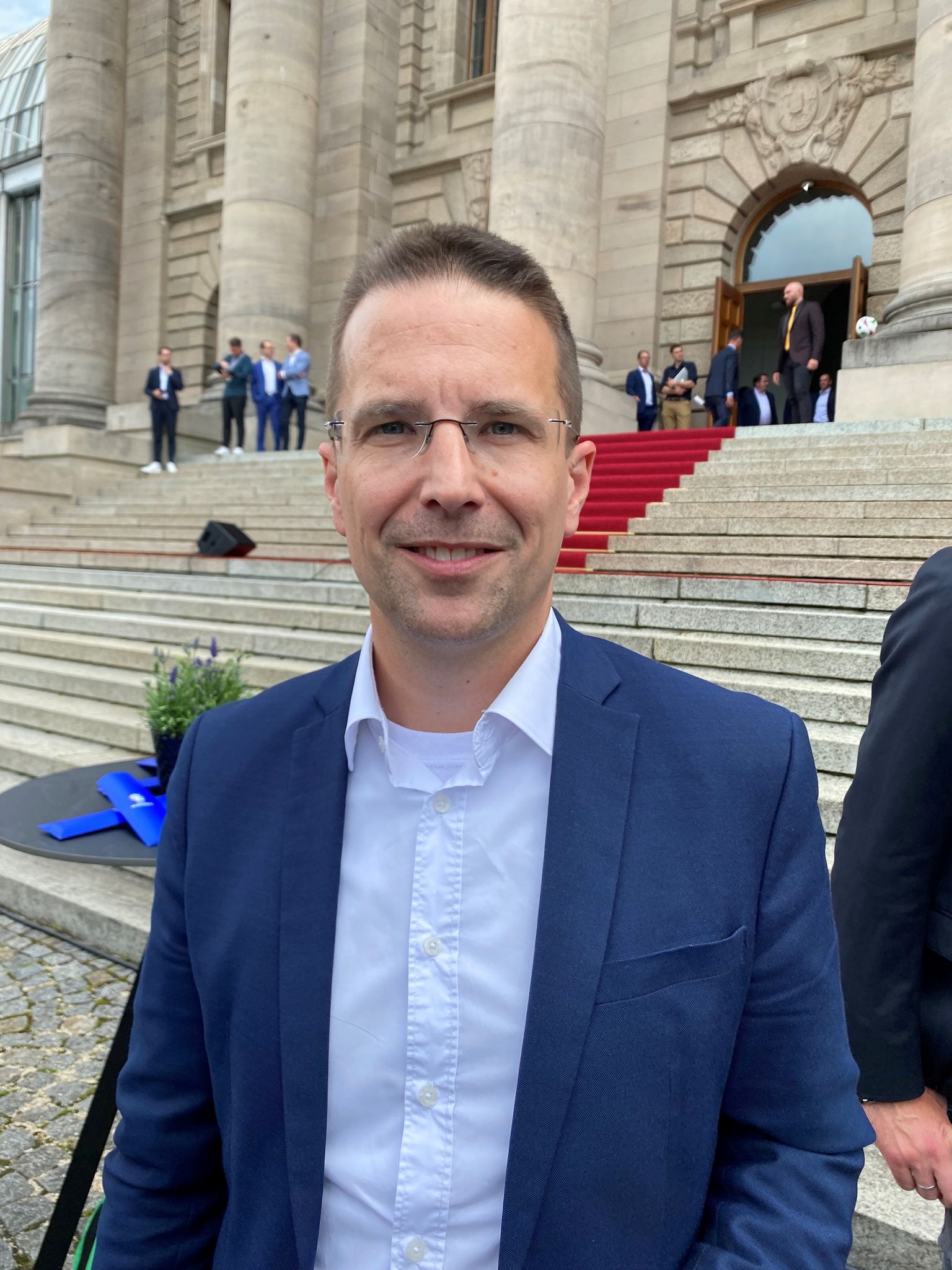 Lobt die Expertise der Kandidatin: BFV-Präsident Christoph Kern.