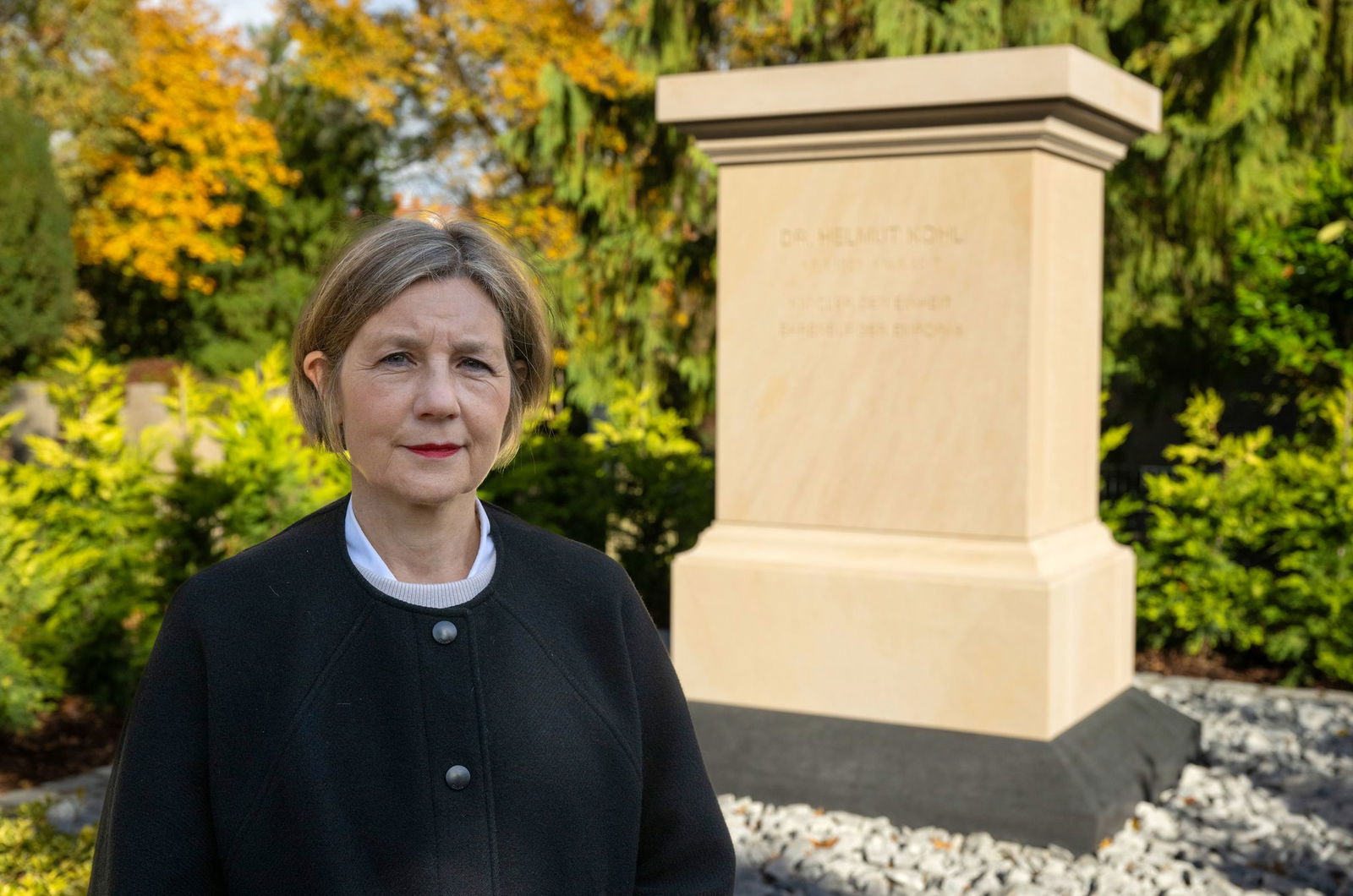 Für Maike Kohl-Richter "war immer klar, dass das Grab letztlich Denkmalcharakter haben muss".