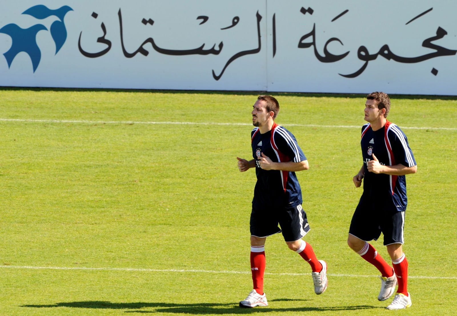 Görlitz, hier im Jahr 2010 mit Franck Ribéry, spielte einst Bundesliga, heute trainiert er einen A-Klassen-Club.