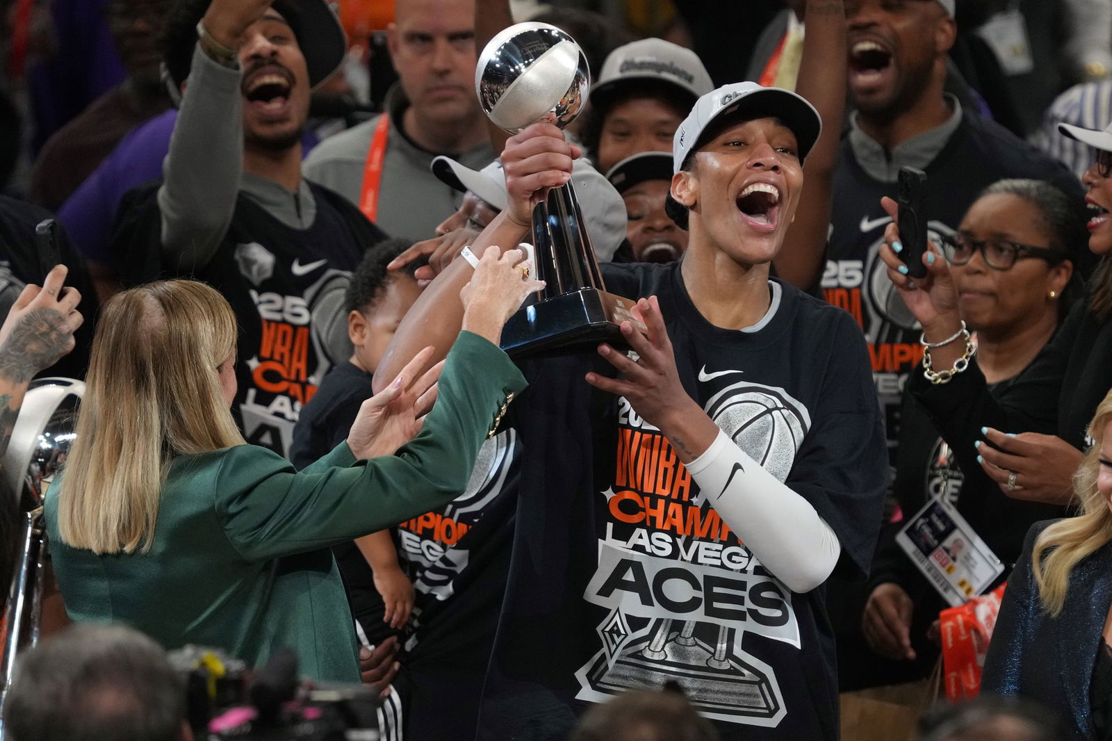 A'ja Wilson hat die Las Vegas Aces zur dritten Meisterschaft in der WNBA geführt.
