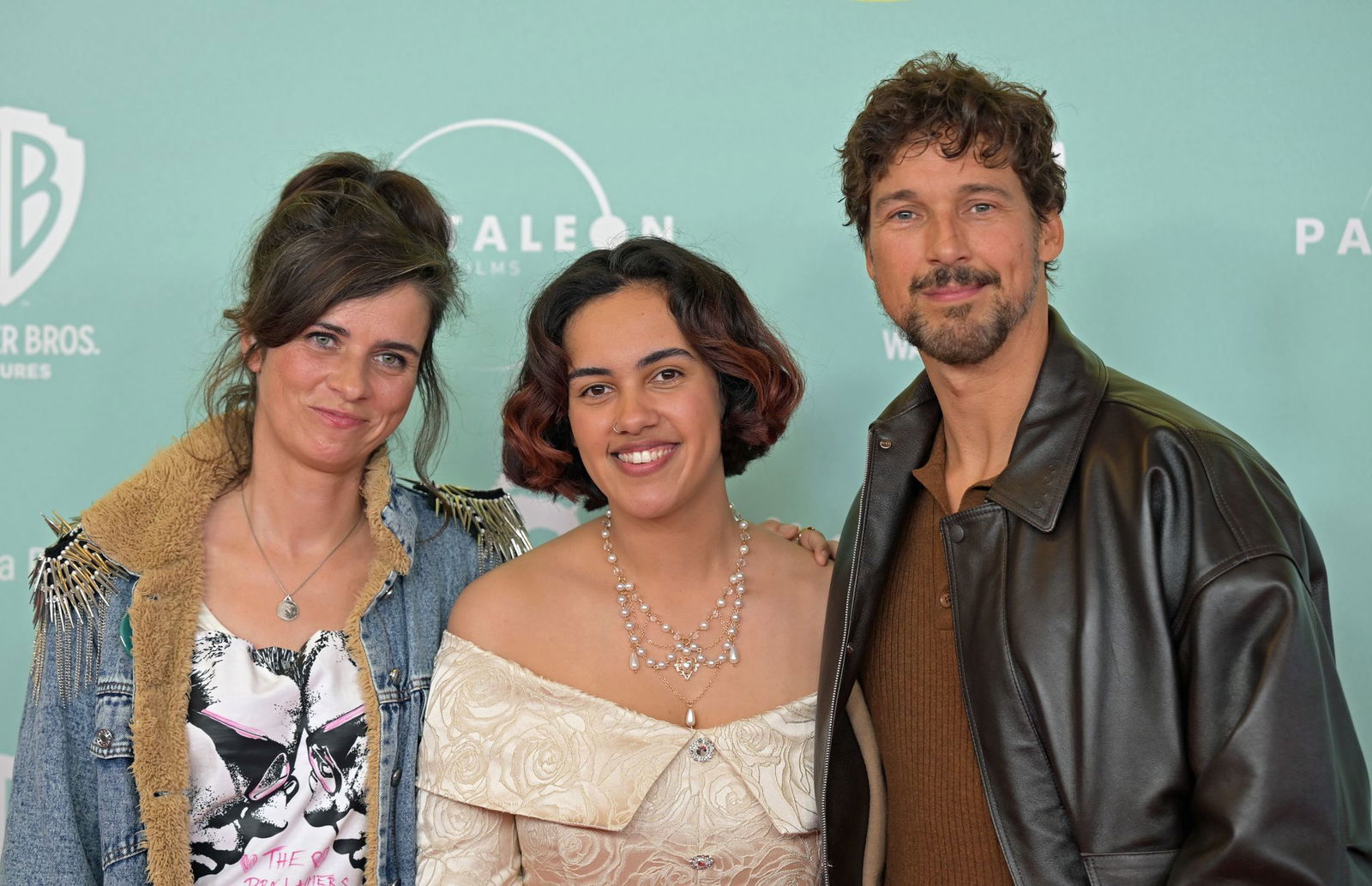 Nora Tschirna (l-r), Jerusha Wahlen und Florian David Fitz bei der Weltpremiere.