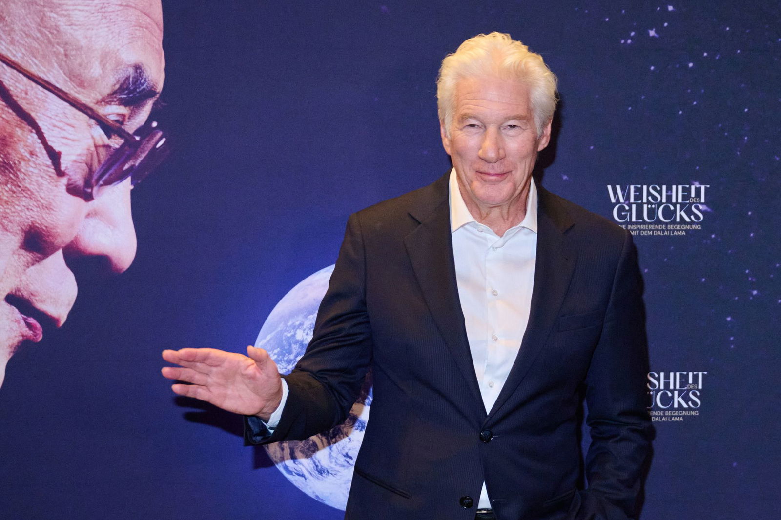 Schauspieler Richard Gere trat am Abend in Berlin auf.