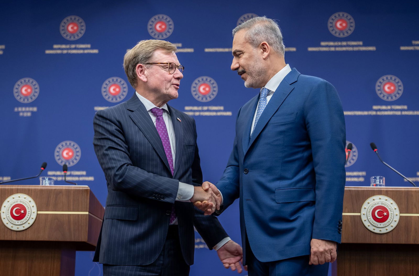 Wadephul sagte, er stelle immer wieder fest, dass es sehr viel übereinstimmende Interessen mit der Türkei gebe.