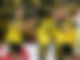 Borussia Dortmund durfte in Frankfurt nach der Pause jubeln.
