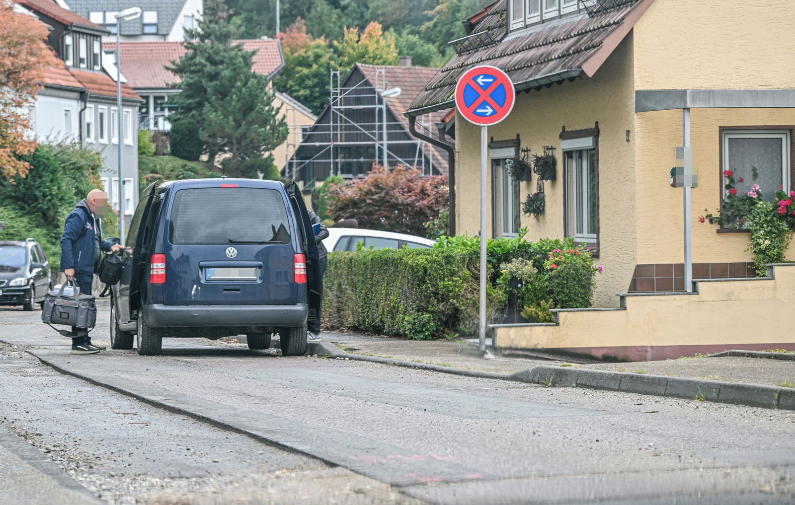 Die Kriminalpolizei sicherte unter anderem Spuren.