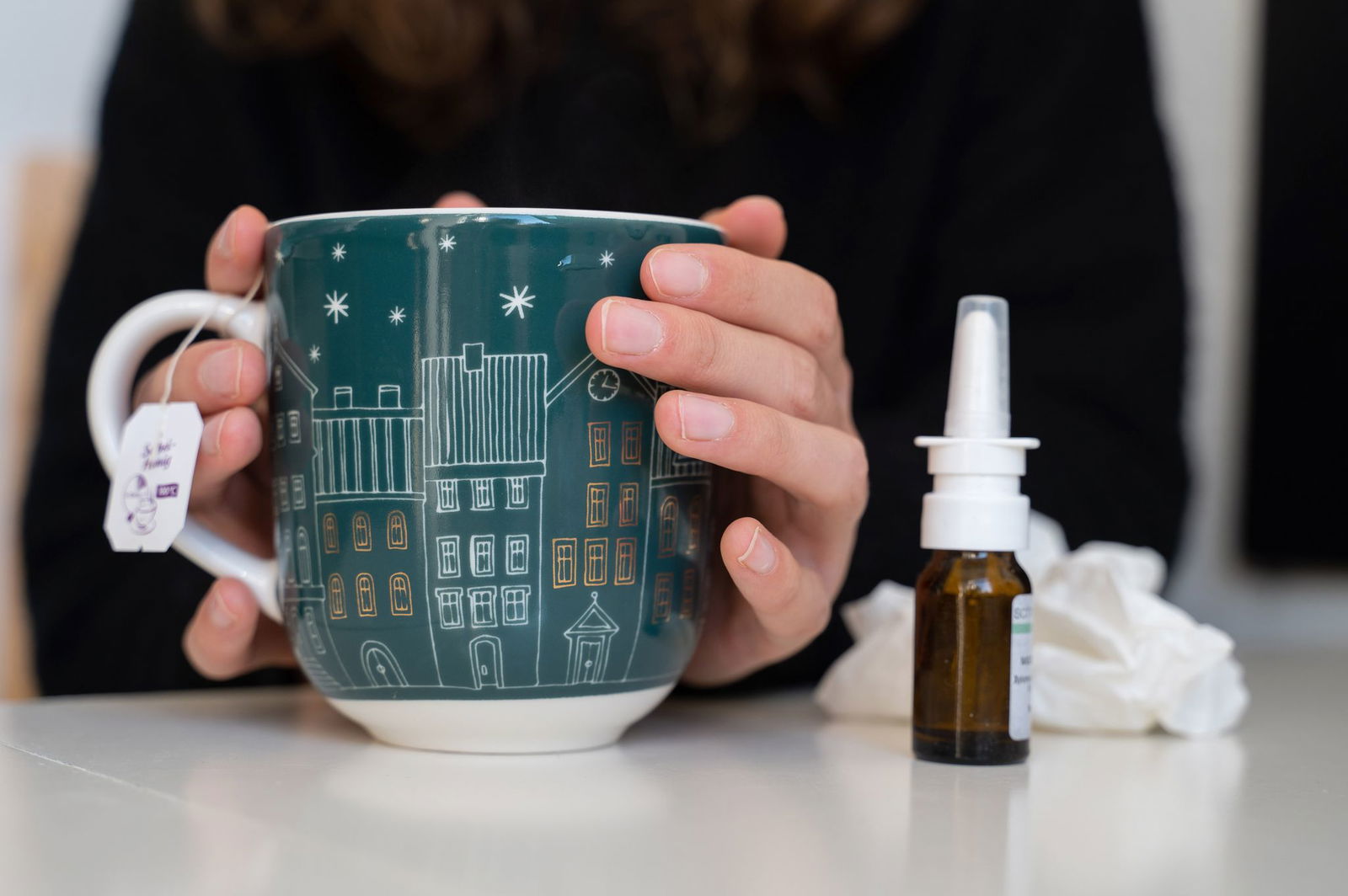 Im Saarland litten besonders viele Menschen an Schnupfen. (Symbolbild)