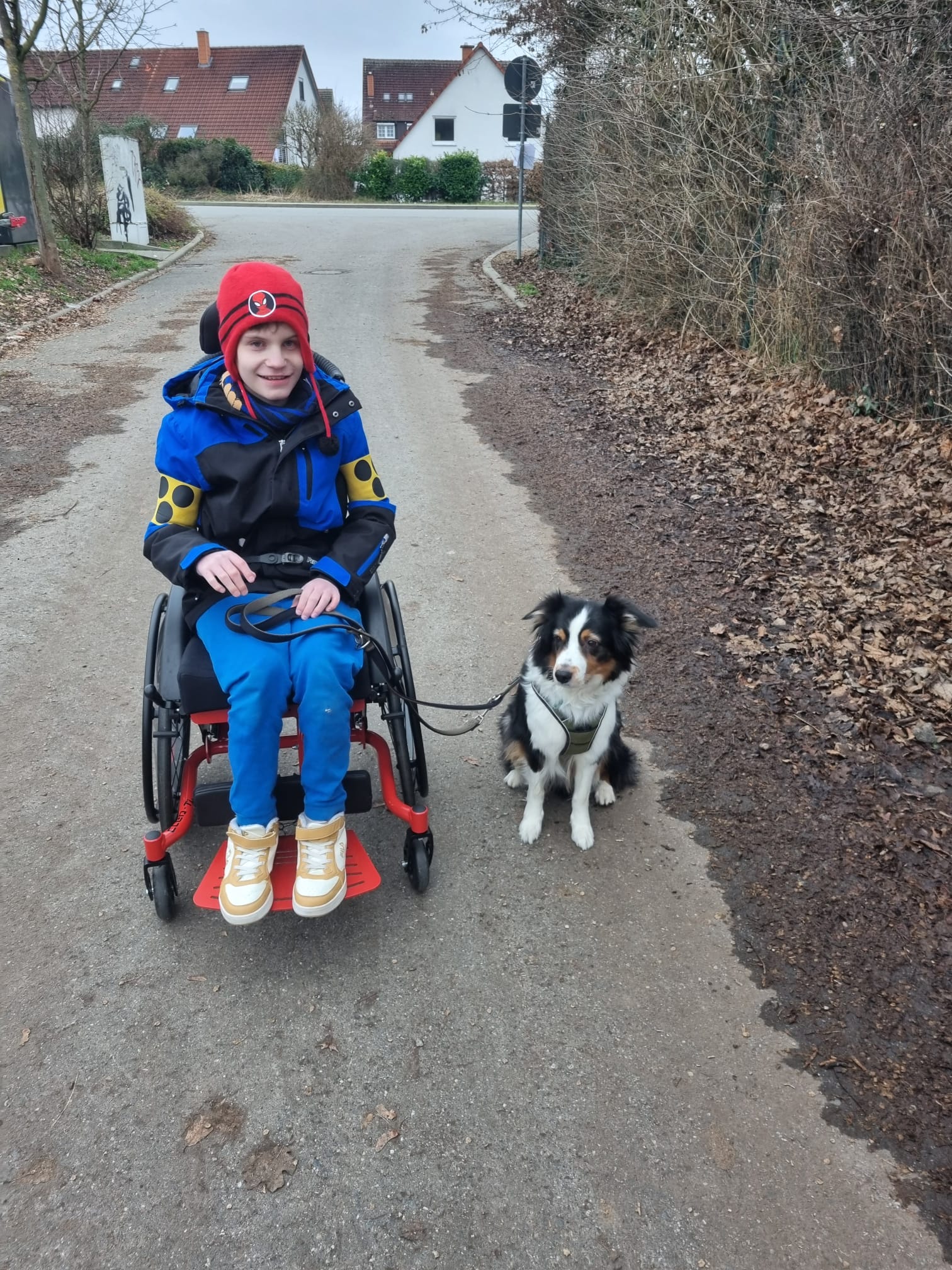 KuR Luca im Rollstuhl